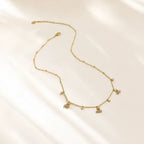 Diamond Cherry Rhinestone Necklace