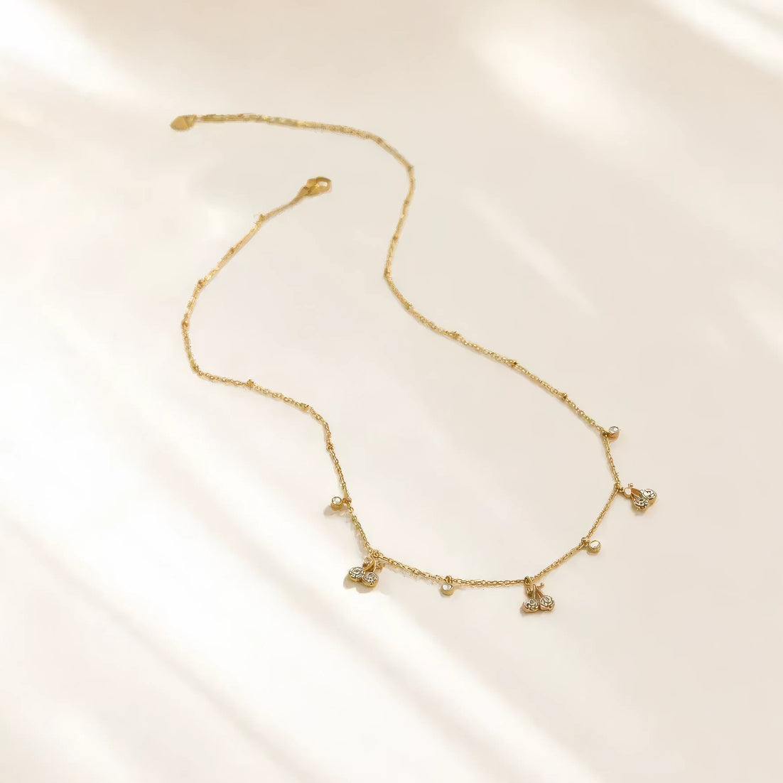 Diamond Cherry Rhinestone Necklace