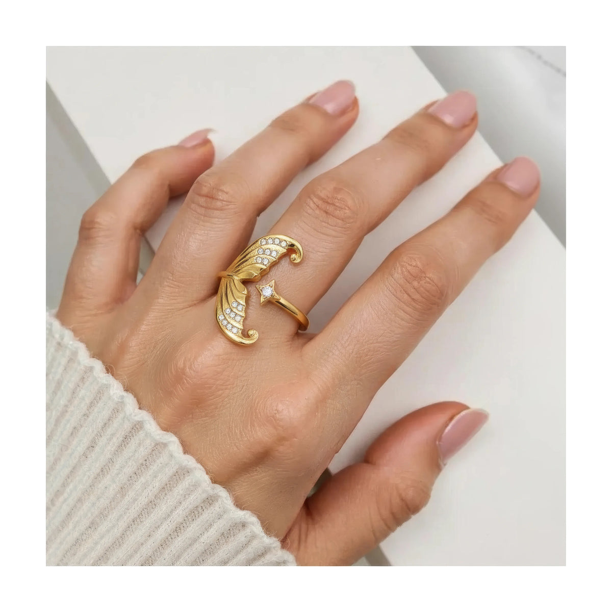 Celeste Wing Ring