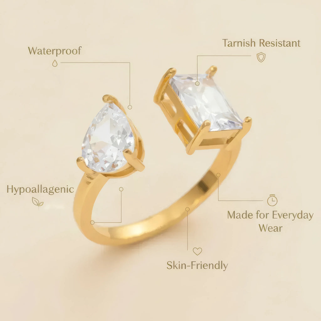 Open Drop Geometric Ring