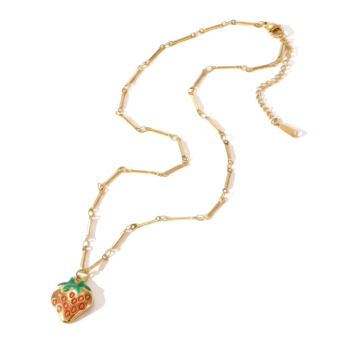 Strawberry Pendant Necklace