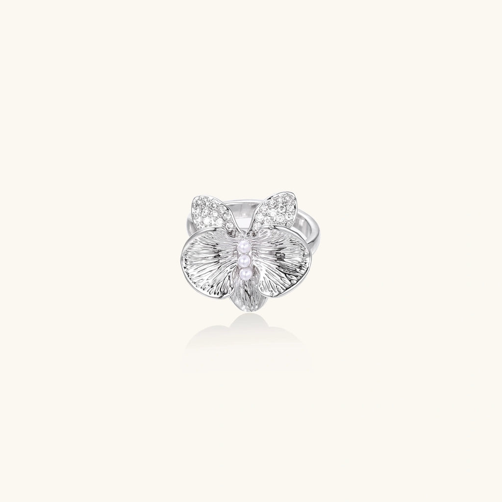 Pearl Orchid Ring