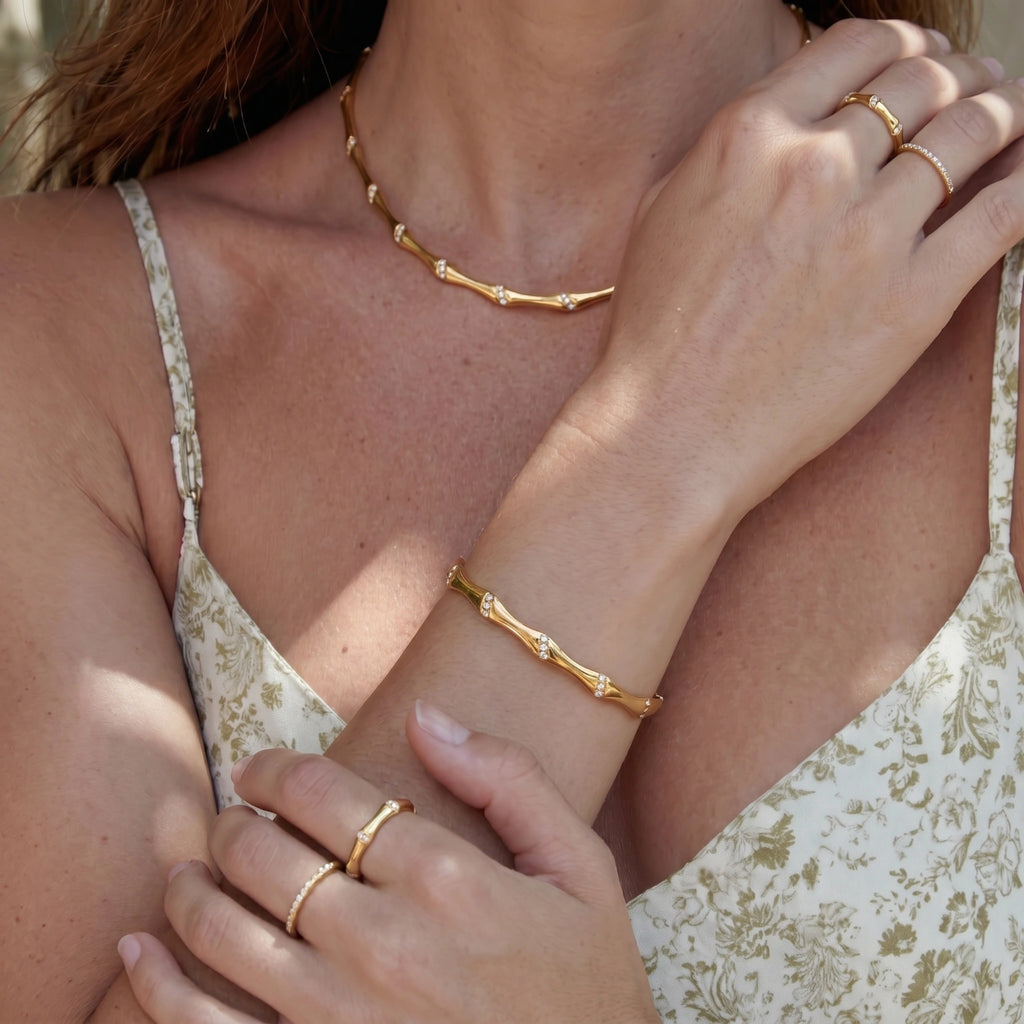 Bamboo Spark Bangle