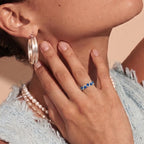 Sapphire Wave Ring