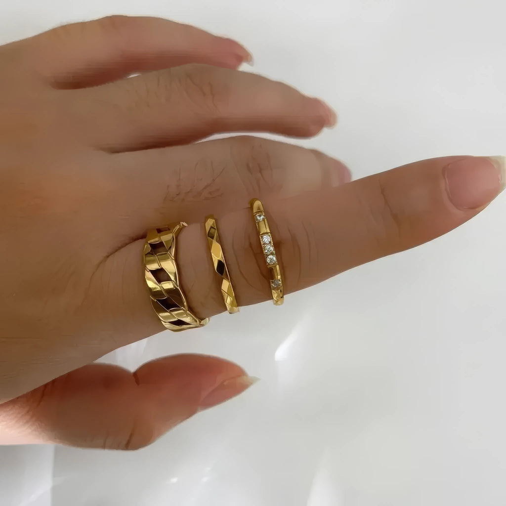 Three of a Kind Ring Set