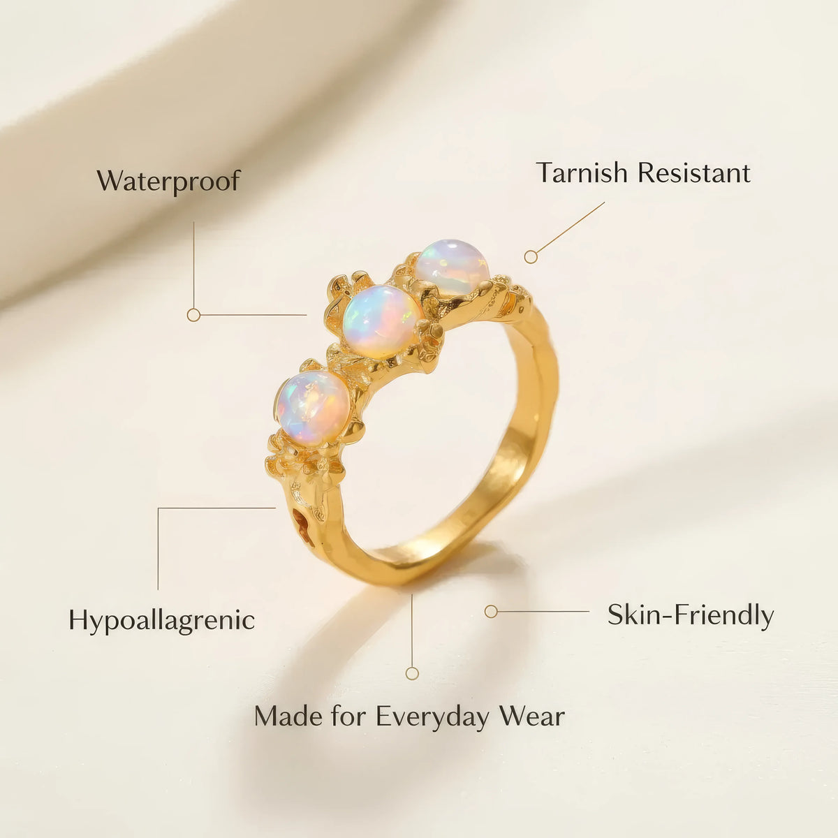 French Style Round Open Ring