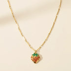 Strawberry Pendant Necklace