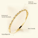 Peachy AW Tennis Beaded Bangles