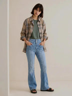 High Waist Bootcut Jeans