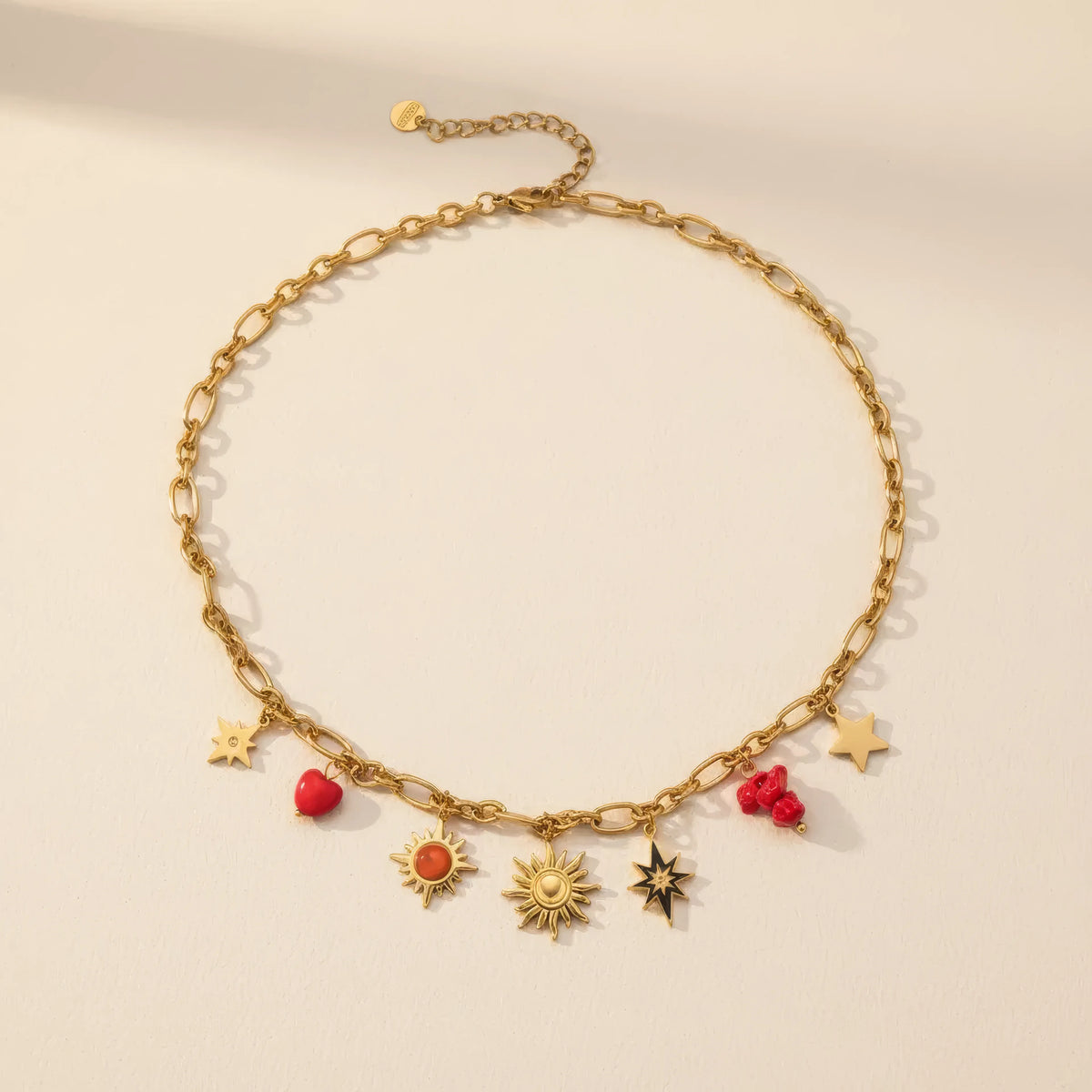 Multi-Charm pendants Necklace