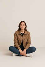 Button Up Long Sleeve Denim Jacket