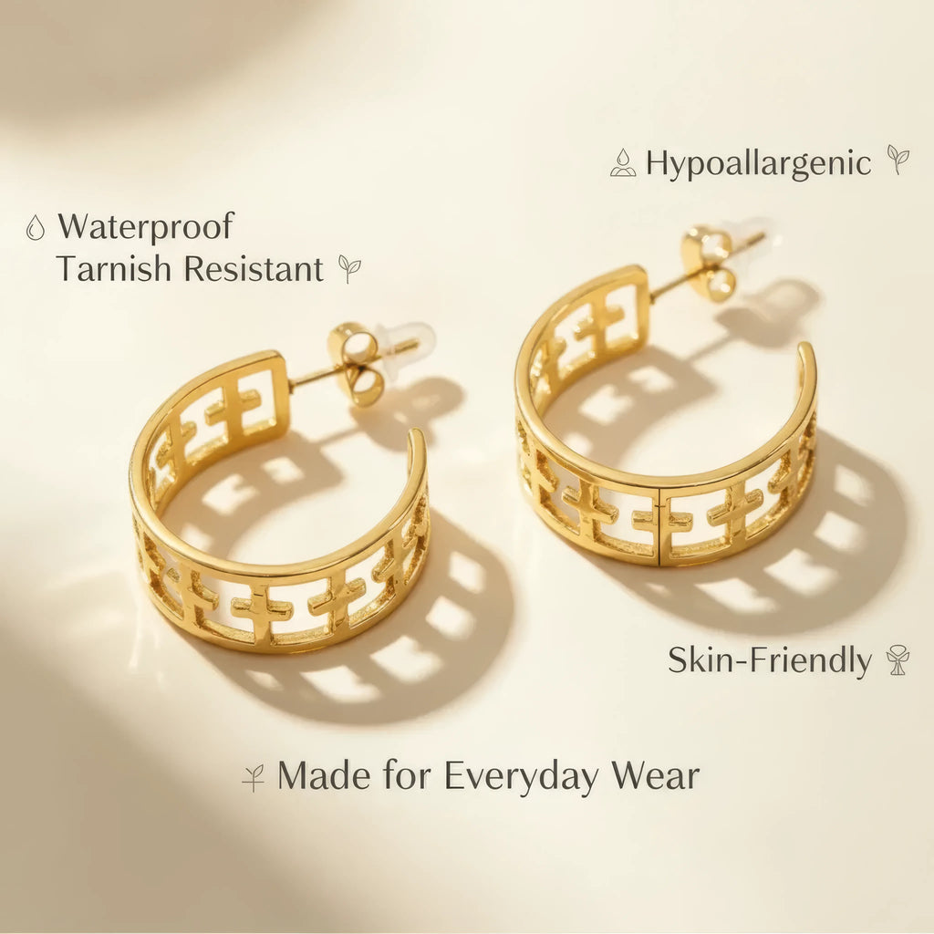 The Icon Hoops Earrings