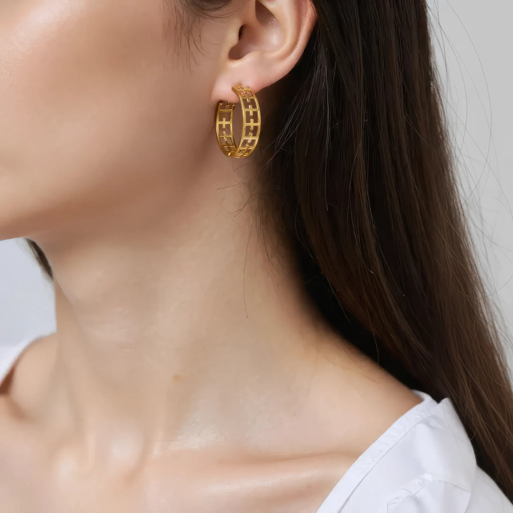 The Icon Hoops Earrings