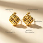 Stars reversed Stud Earrings