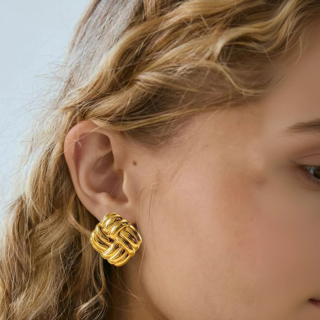 Stars reversed Stud Earrings