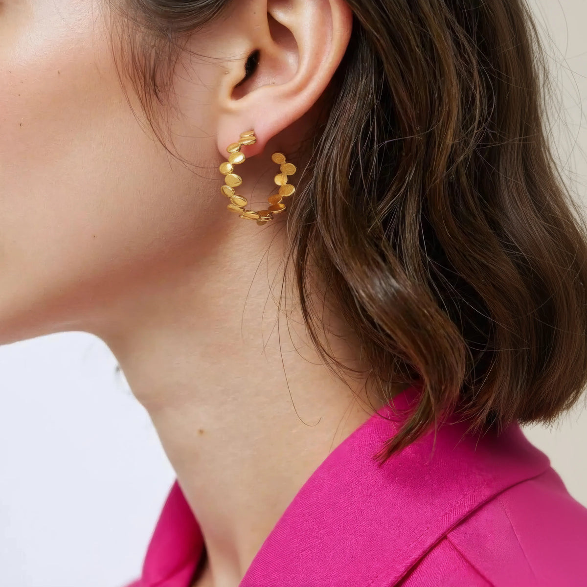 Peach Meets Rose Style Earrings