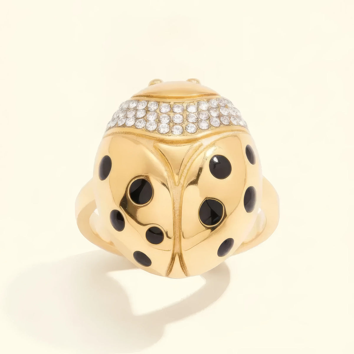 Golden Ladybird Ring