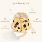 Golden Ladybird Ring