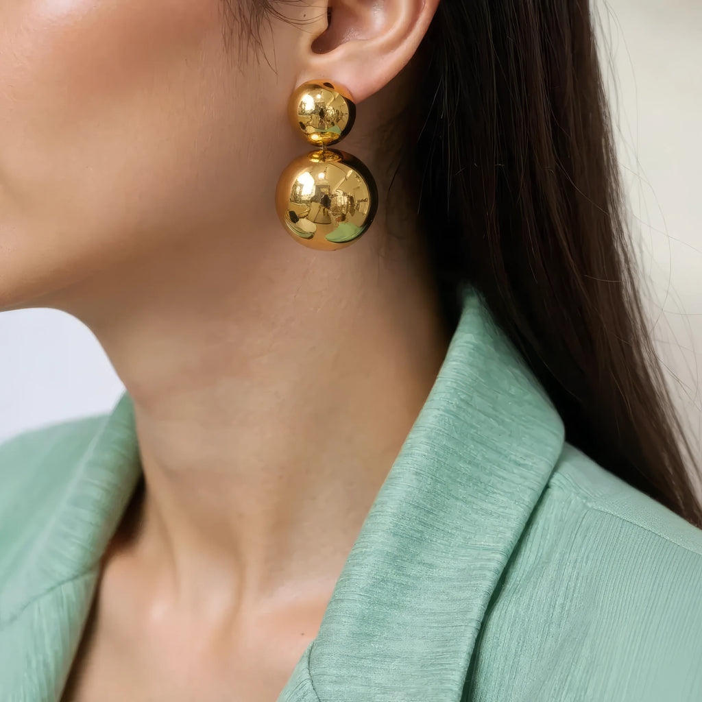 Ball Gold Icon Stud Earrings