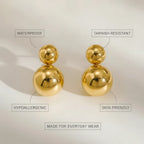 Ball Gold Icon Stud Earrings