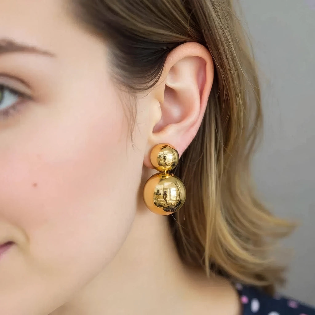 Ball Gold Icon Stud Earrings