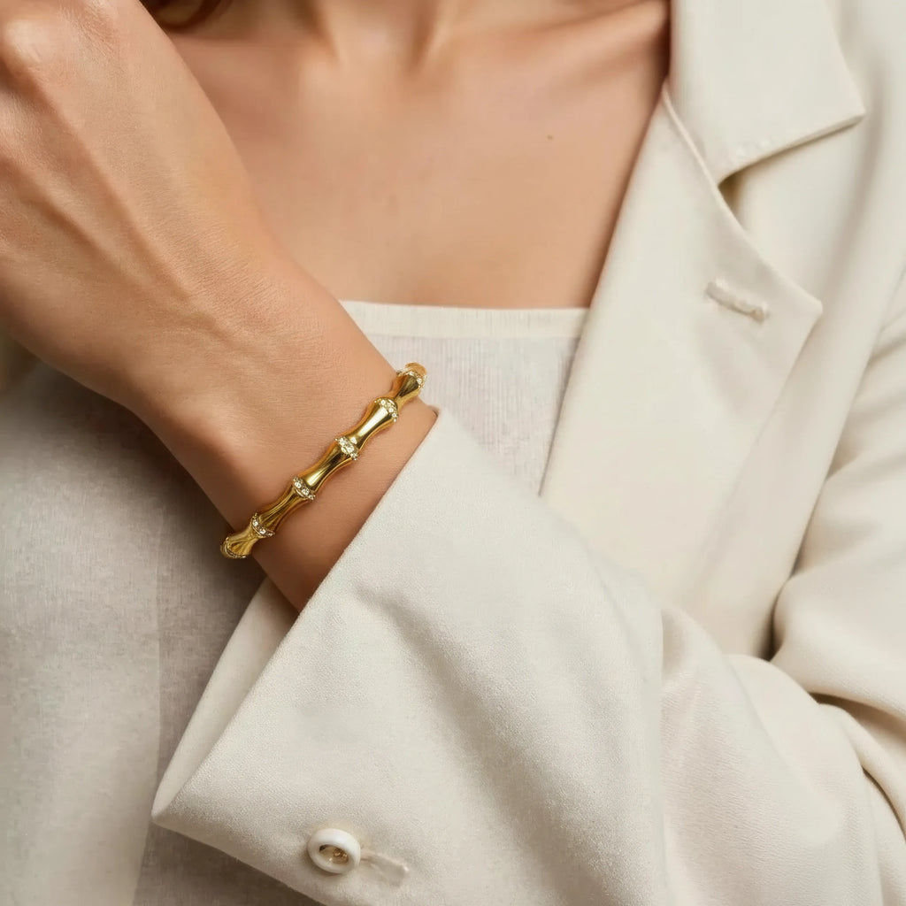 Bamboo Tube Bangle