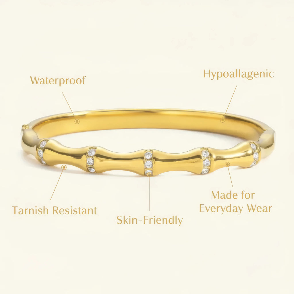 Bamboo Tube Bangle