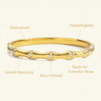 Bamboo Tube Bangle