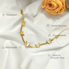 Peachy Butterfly Casual Bracelet