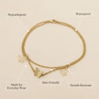 Butterfly Snake Chain Bracelet