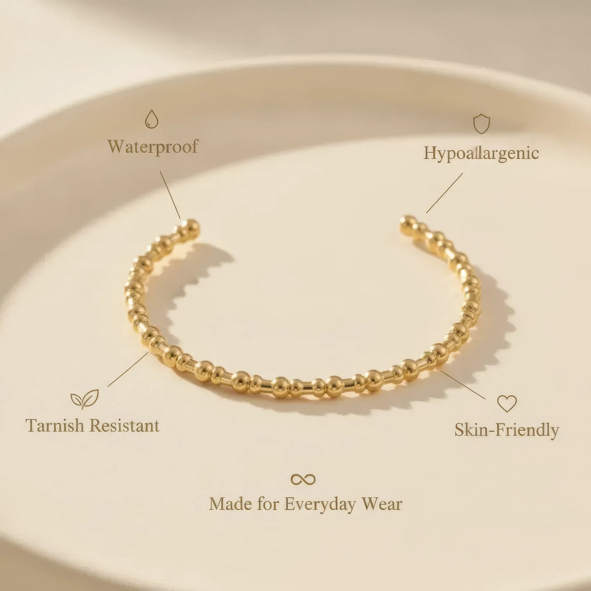 Roseh Asymmetrical Bangle