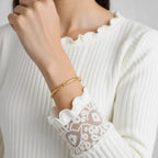 Roseh C Shape Bangle