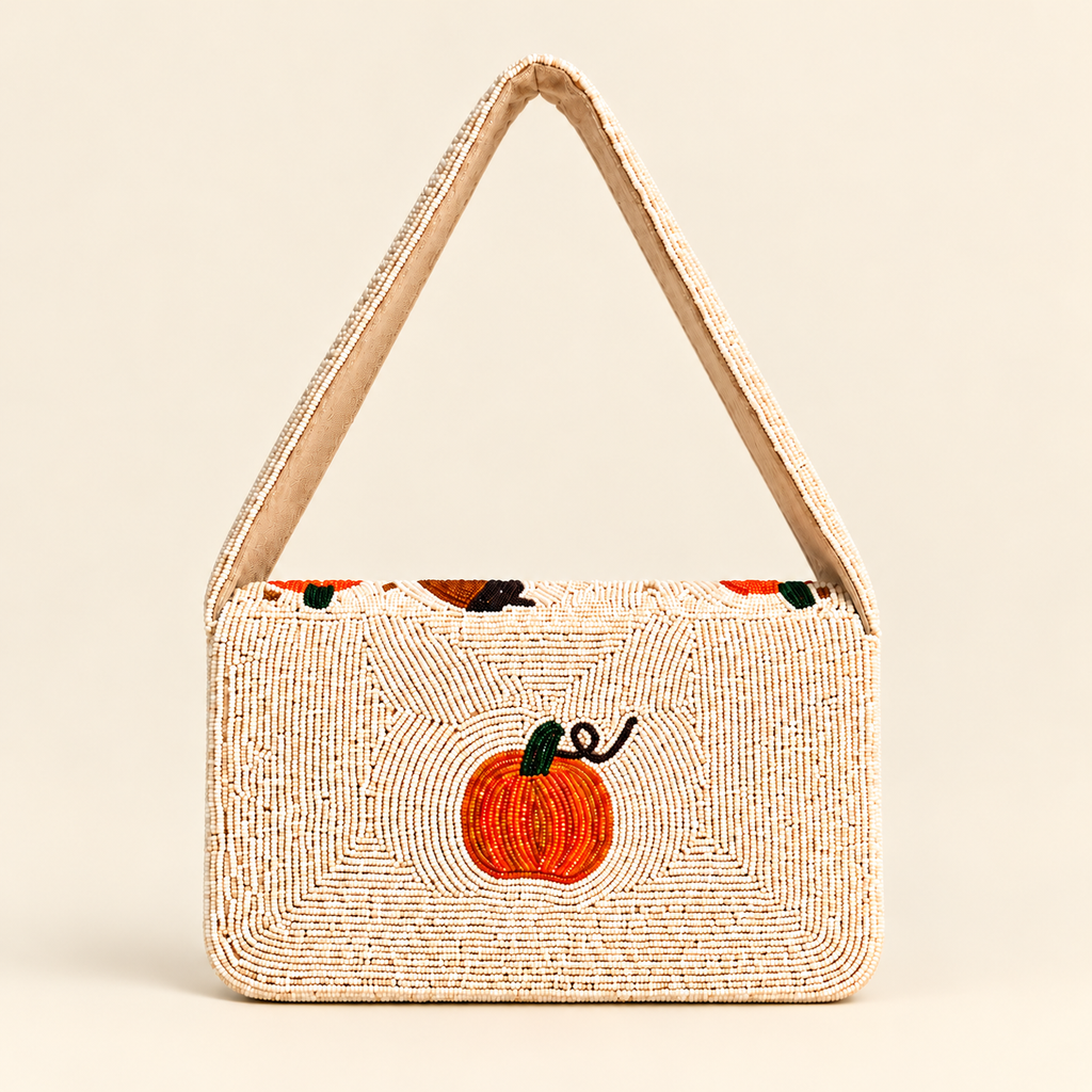 The Pumpkin Patch Beaded Bag