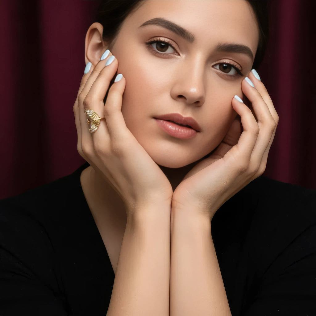 Celeste Wing Ring