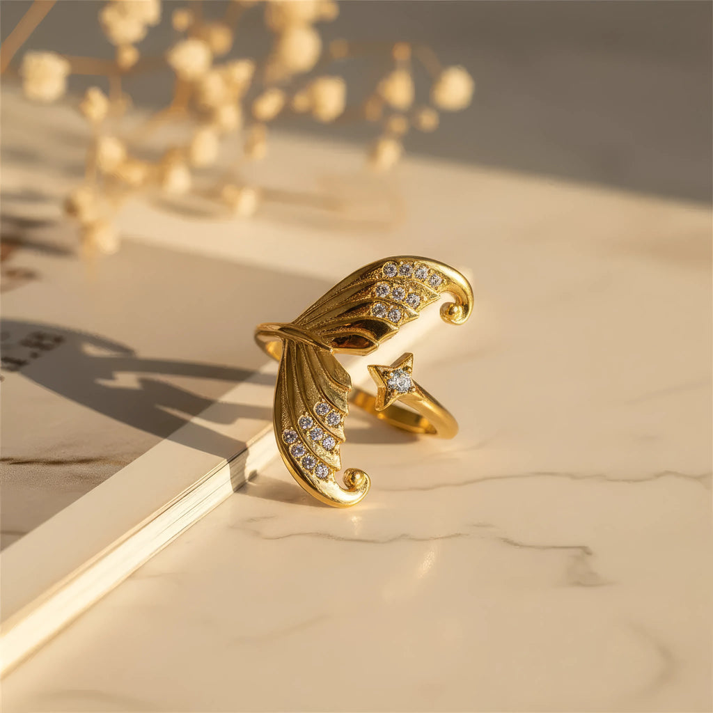 Celeste Wing Ring