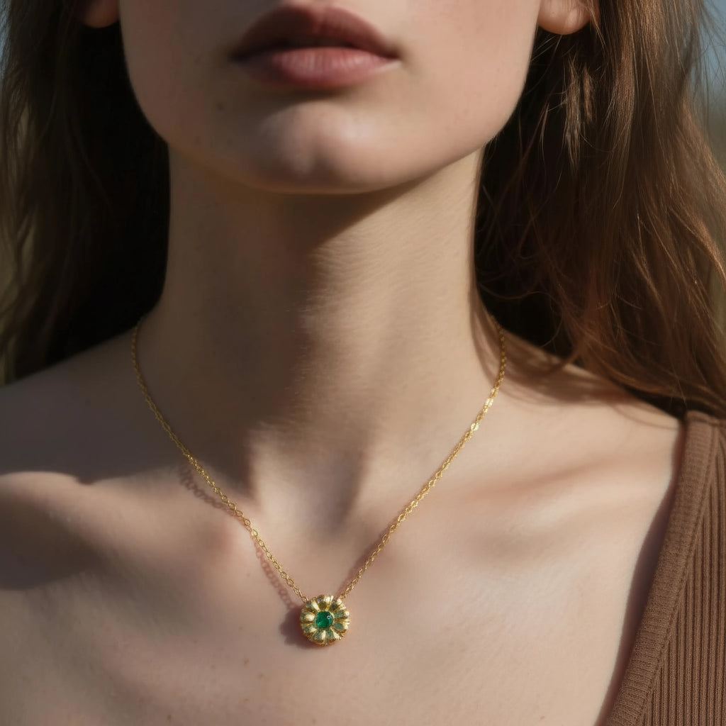 Green Bloom Necklace