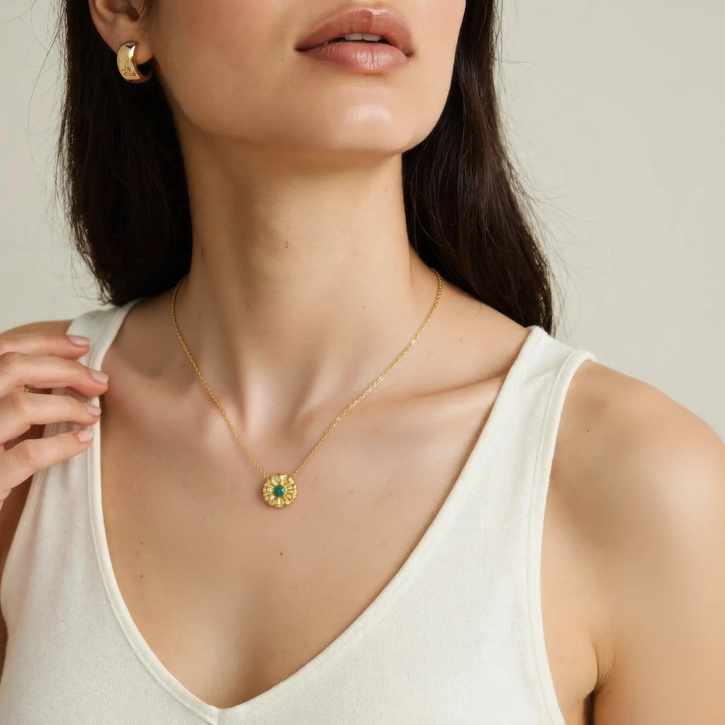 Green Bloom Necklace