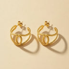 Elegant layered Skully Earrings