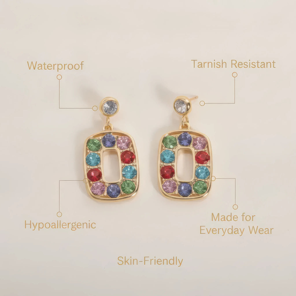 Rainbow Window Earrings