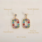 Rainbow Window Earrings