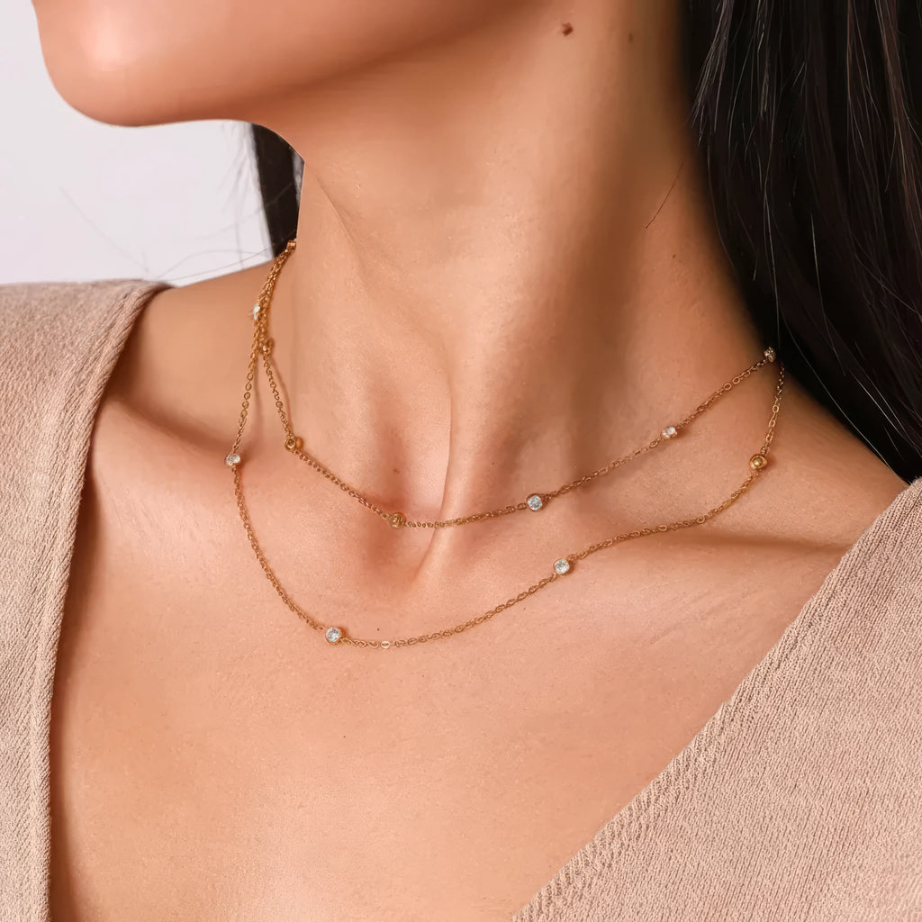 Layered Double Trouble Necklace