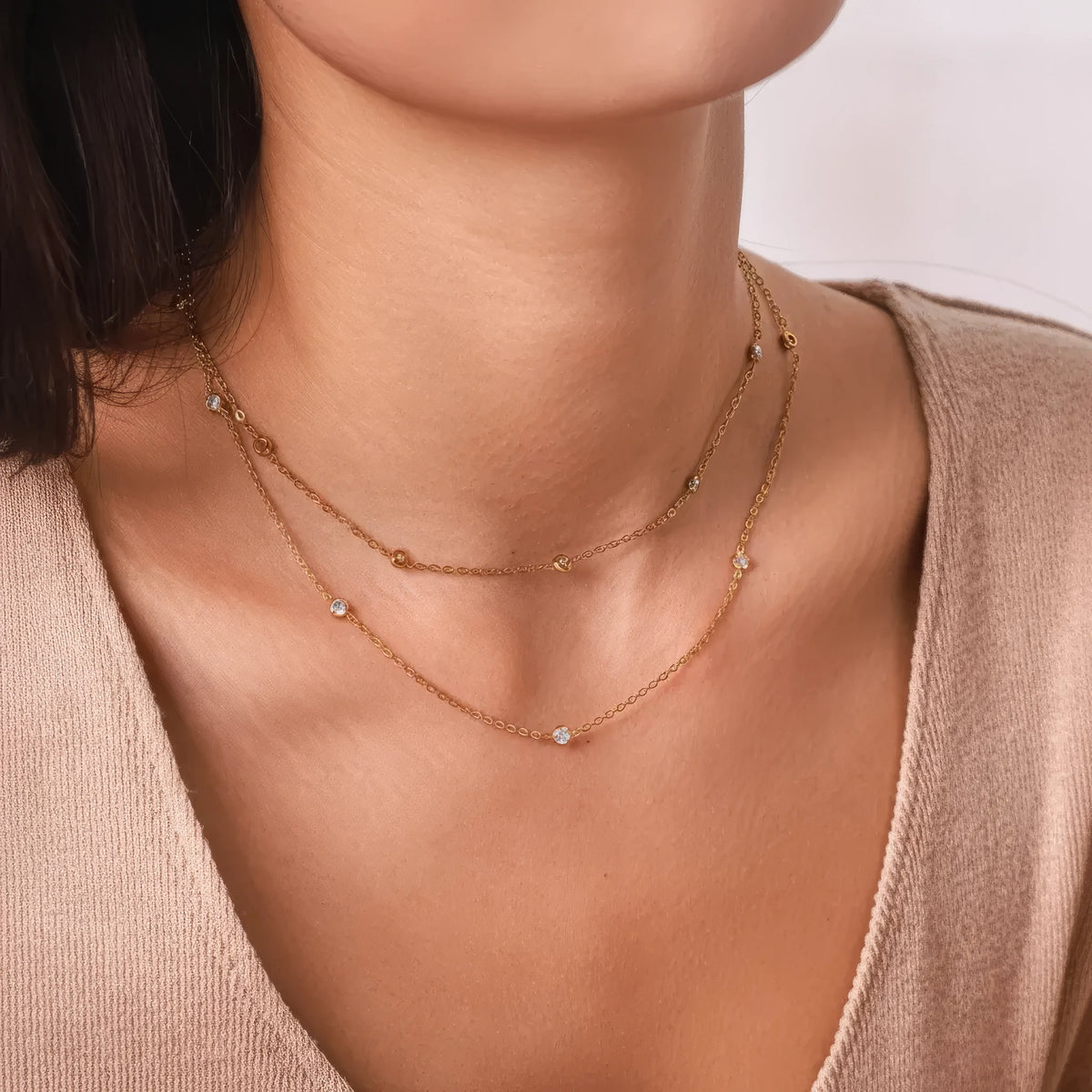Layered Double Trouble Necklace