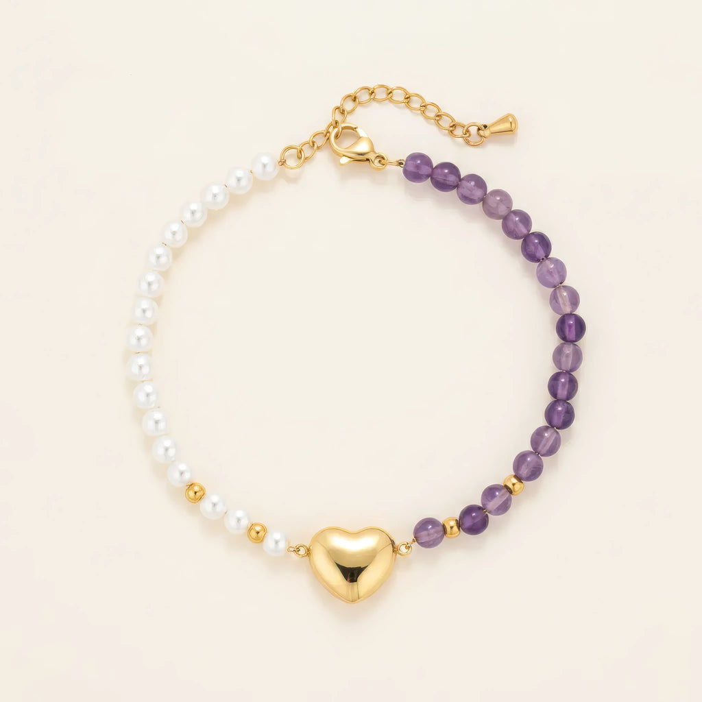 Geometric Pearl Bracelet