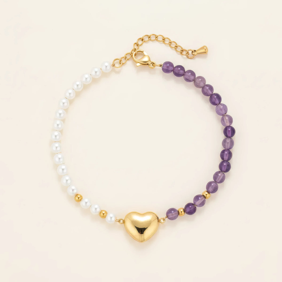 Geometric Pearl Bracelet