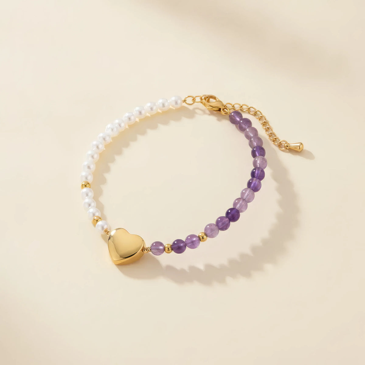 Geometric Pearl Bracelet