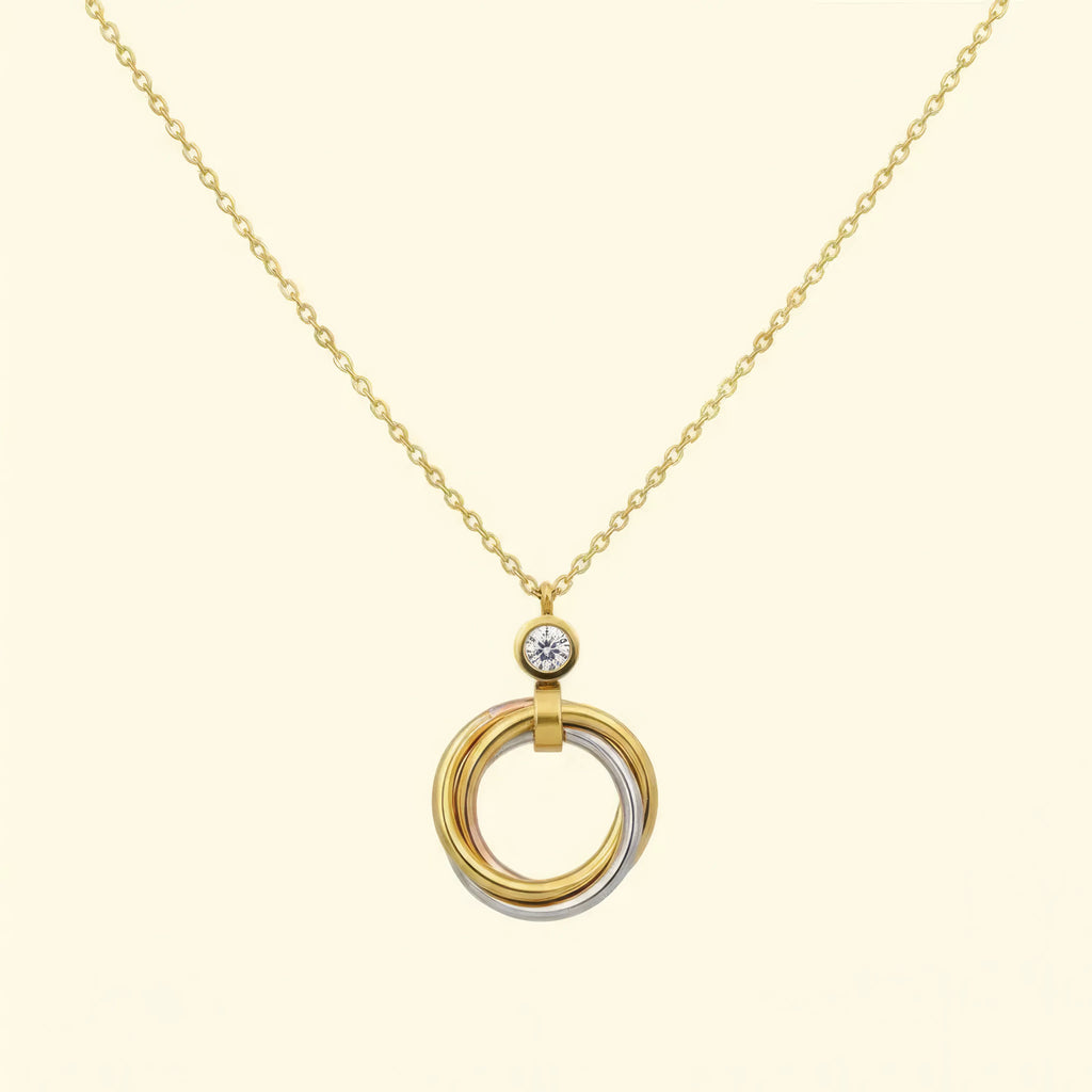 Peachy Golden Silver Rose Set