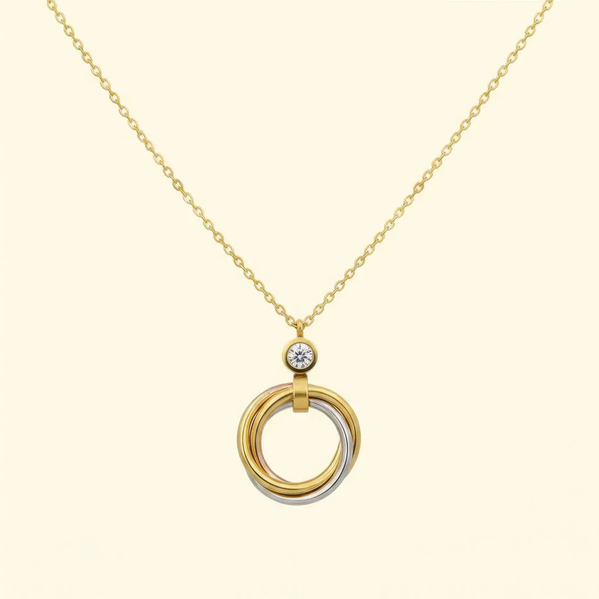 Peachy Golden Silver Rose Set