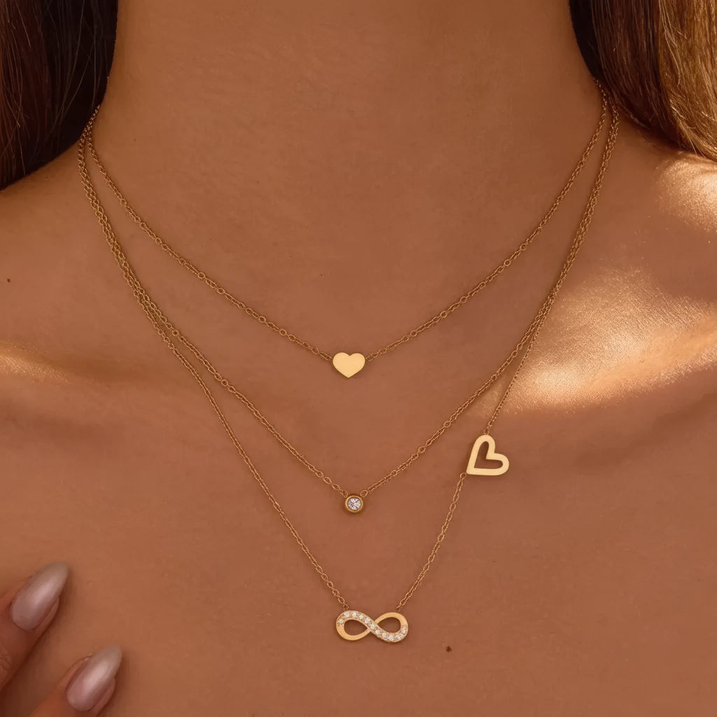 Layered Golden Stack Necklace
