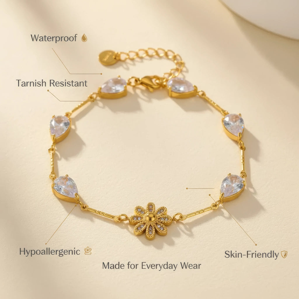 Dew-Kissed Bloom Bracelet