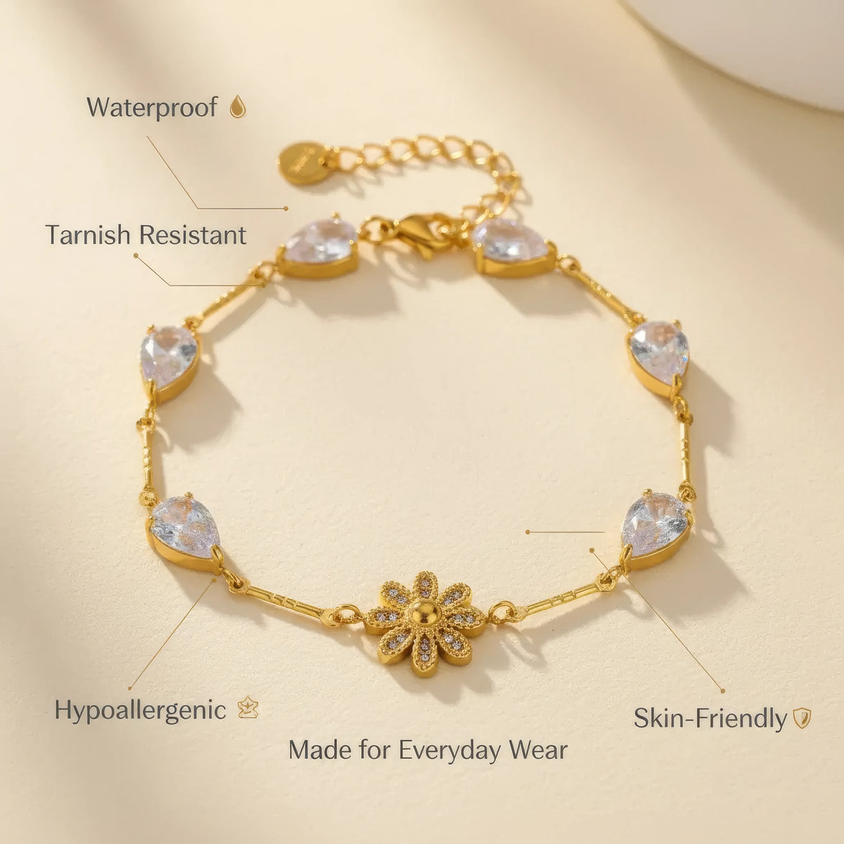 Dew-Kissed Bloom Bracelet